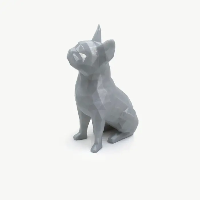 Boston Terrier 3D Seated - Imagem 2