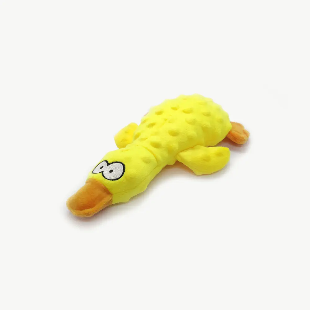 brinquedo-para-cachorros_pato_amarelo_p3 Brinquedo Pelúcia Pet Pato Amarelo - Imagem 2