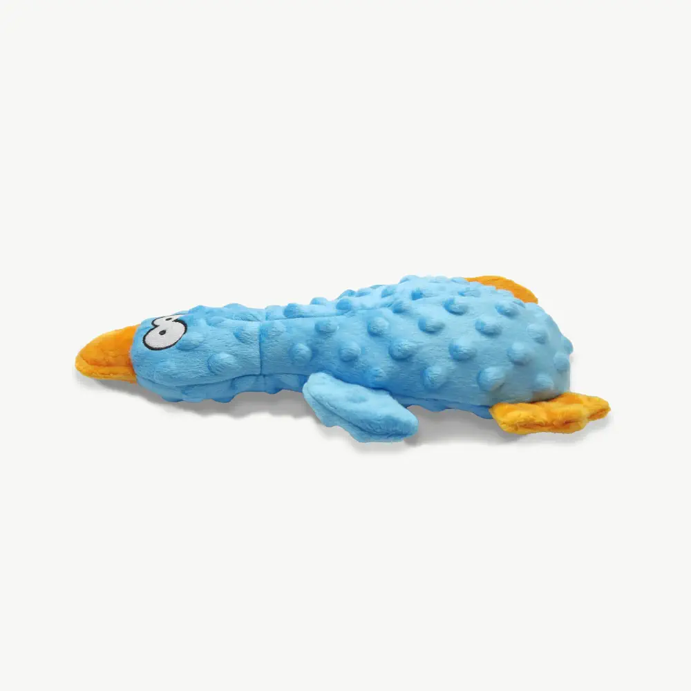 brinquedo-para-cachorros_pato_azul_p2 Brinquedo Pelúcia Pet Pato Azul - Imagem 3