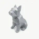 Buldogue Francês 3D Seated Model 1