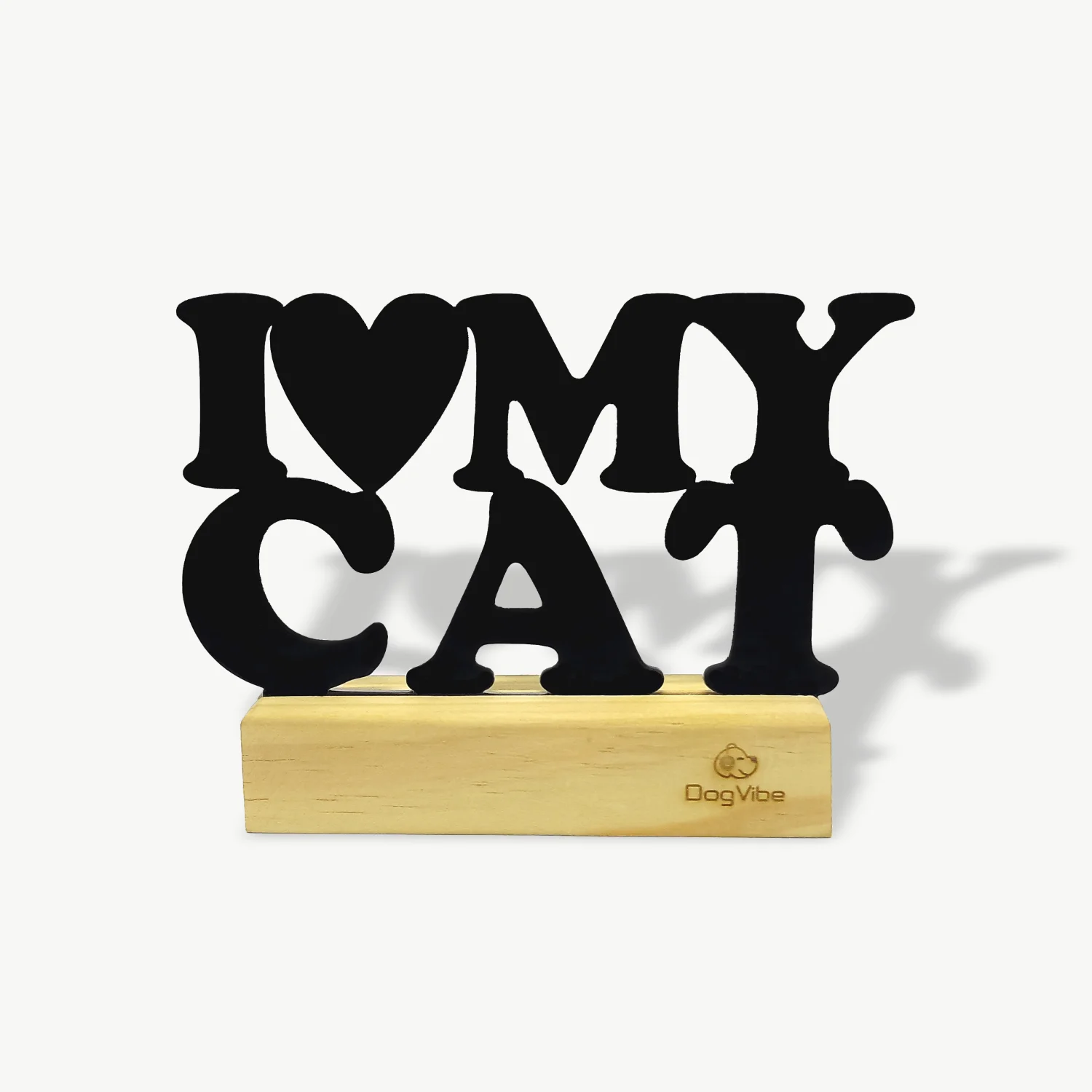 enfeite_pet-dog_vibe-ilove_mycat.webp Enfeite Decorativo I Love My Cat - Imagem 1