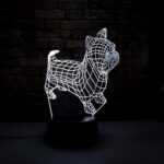 Luminária LED 3D Westie