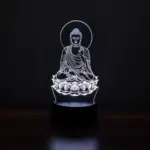 Luminária LED 3D Buda