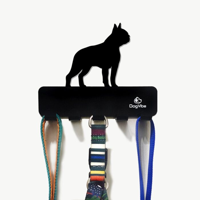 Porta Coleiras e Guias Boston Terrier - Imagem 1