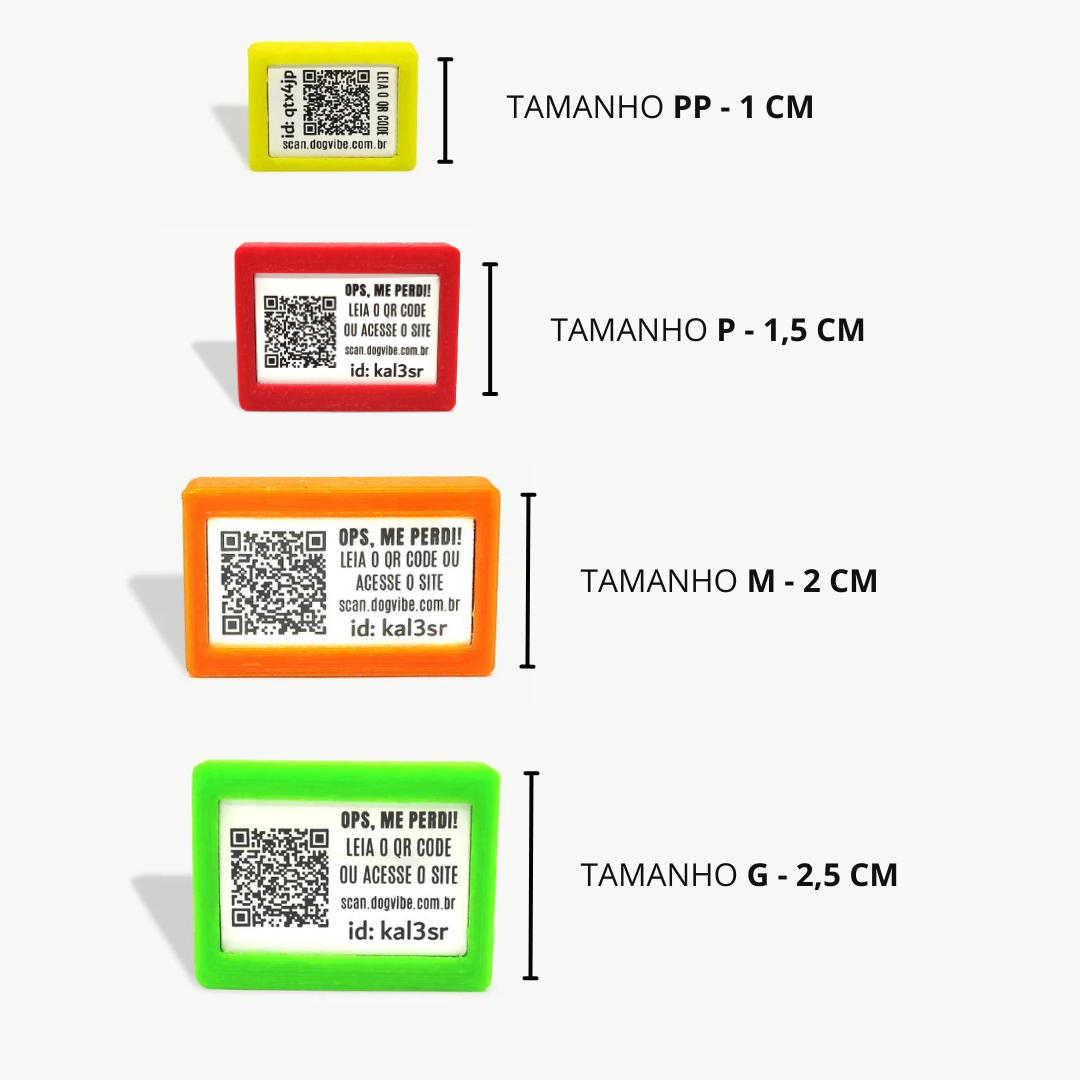 clip tag qr Tag de Identificação com QR Code - Clip Tag - Petscan - Imagem 4