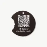 Tag de Identificação com QR Code Biscoito - Petscan - Imagem 2