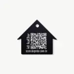 Tag de Identificação com QR Code Casinha - Petscan - Imagem 2
