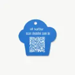 Tag de Identificação com QR Code Cupcake - Petscan - Imagem 2