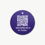 Tag de Identificação com QR Code Flor de Lótus - Petscan - Imagem 2