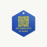 Tag de Identificação com QR Code Letra - Petscan - Imagem 2