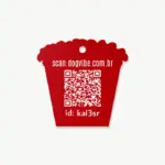 Tag de Identificação com QR Code Pipoca - Petscan - Imagem 2