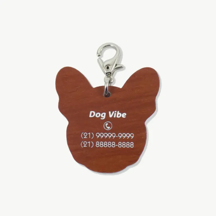 Tag de Identificação Buldogue Francês - Imagem 2