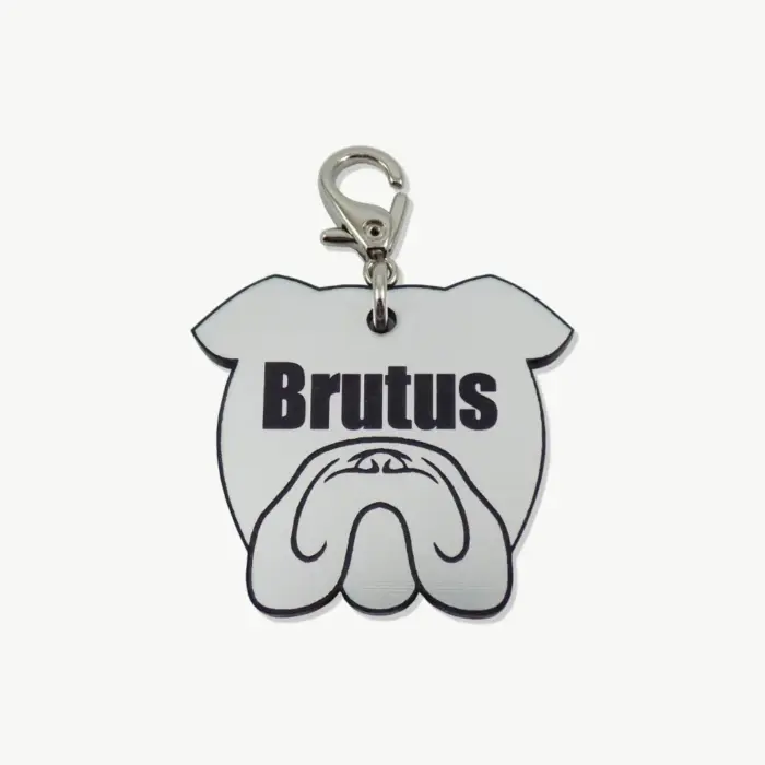 Tag de Identificação Buldogue Inglês - Imagem 1