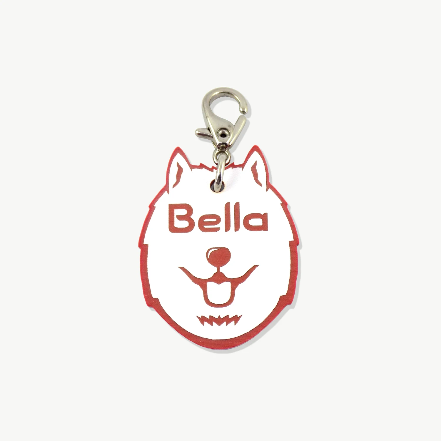 tag-de-identificacao-pet-dog_vibe-samoieda-frente.webp Tag de Identificação Samoieda - Imagem 1