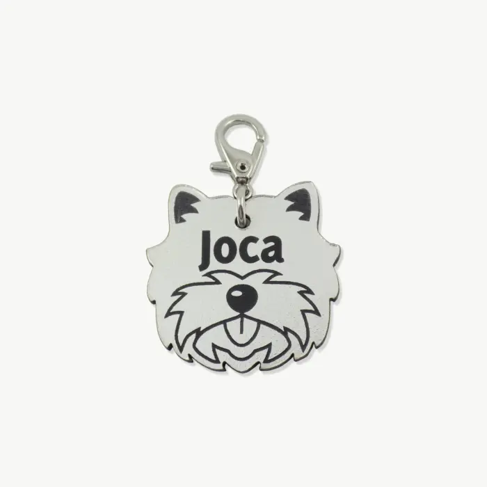 Tag de Identificação West Terrier New - Imagem 1
