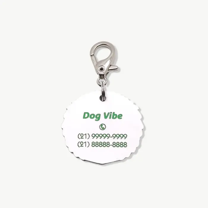 Tag de Identificação Bichon Frisé - Imagem 2