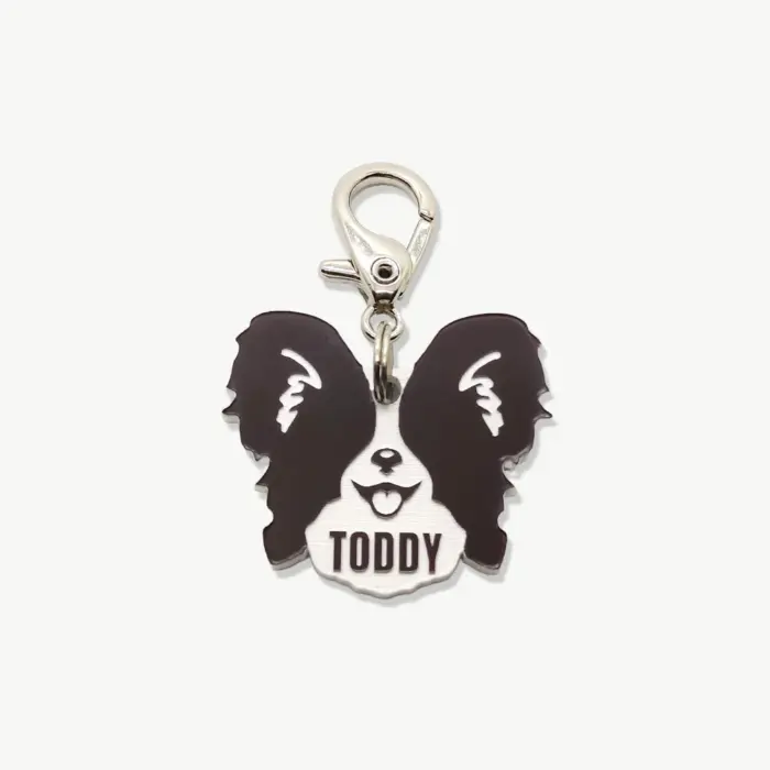 Tag de Identificação Papillon - Imagem 1