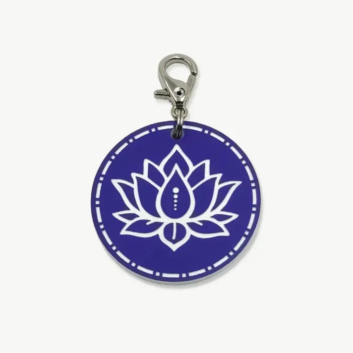 Tag de Identificação Flor de Lótus - Imagem 1
