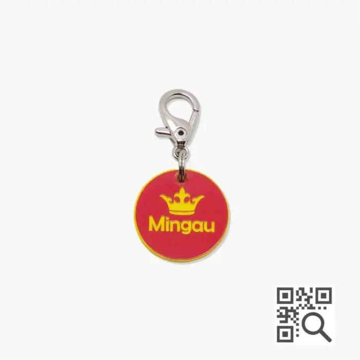 Tag de Identificação Para Gatos com QR Code Coroa – Petscan - Imagem 1