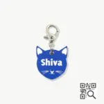 Tag de Identificação com QR Code Gato – Petscan