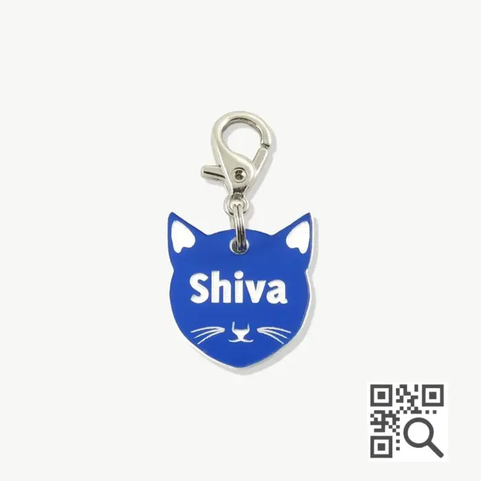 Tag de Identificação com QR Code Gato – Petscan - Imagem 1