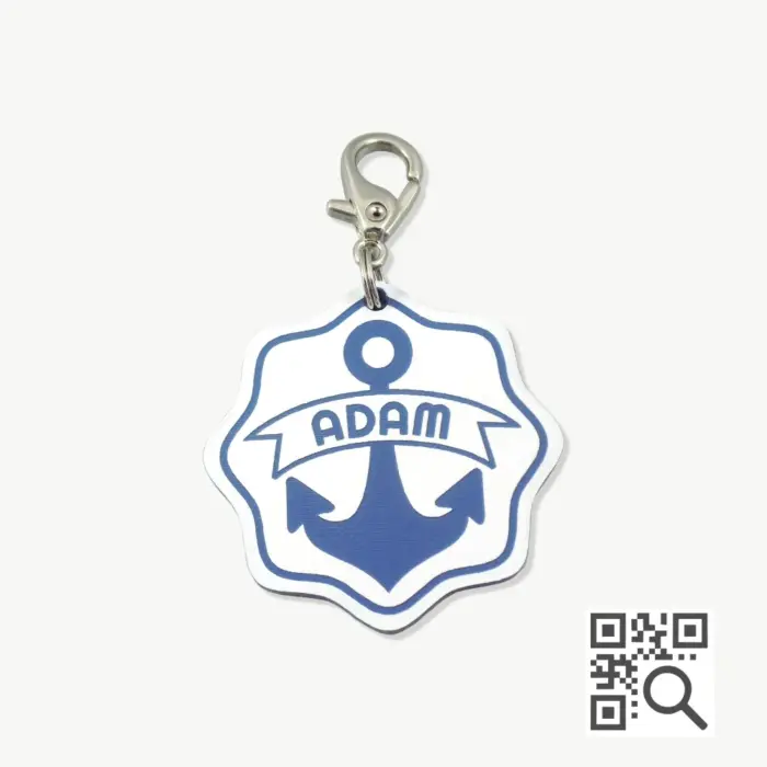 Tag de Identificação com QR Code Âncora - Petscan - Imagem 1