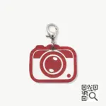 Tag de Identificação com QR Code Câmera Fotográfica - Petscan