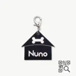 Tag de Identificação com QR Code Casinha - Petscan