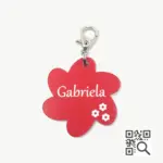 Tag de Identificação com QR Code Flor - Petscan