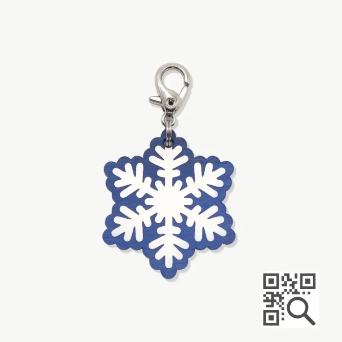 Tag de Identificação com QR Code Inverno - Petscan - Imagem 1