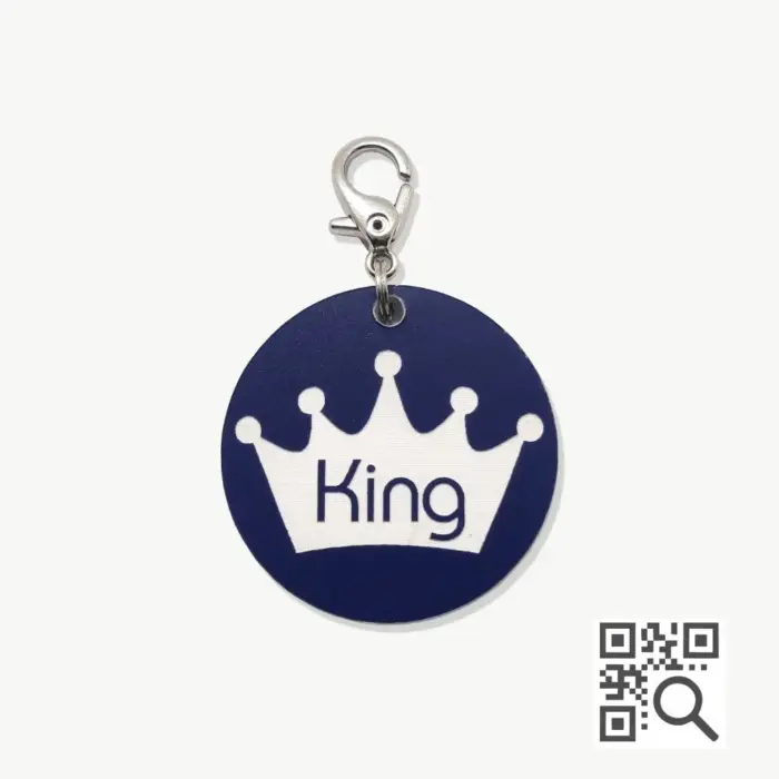 Tag de Identificação com QR Code King - Petscan - Imagem 1