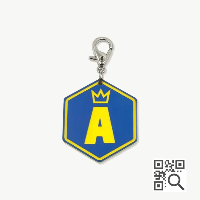 Tag de Identificação com QR Code Letra - Petscan - Imagem 1