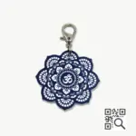 Tag de Identificação com QR Code Mandala - Petscan