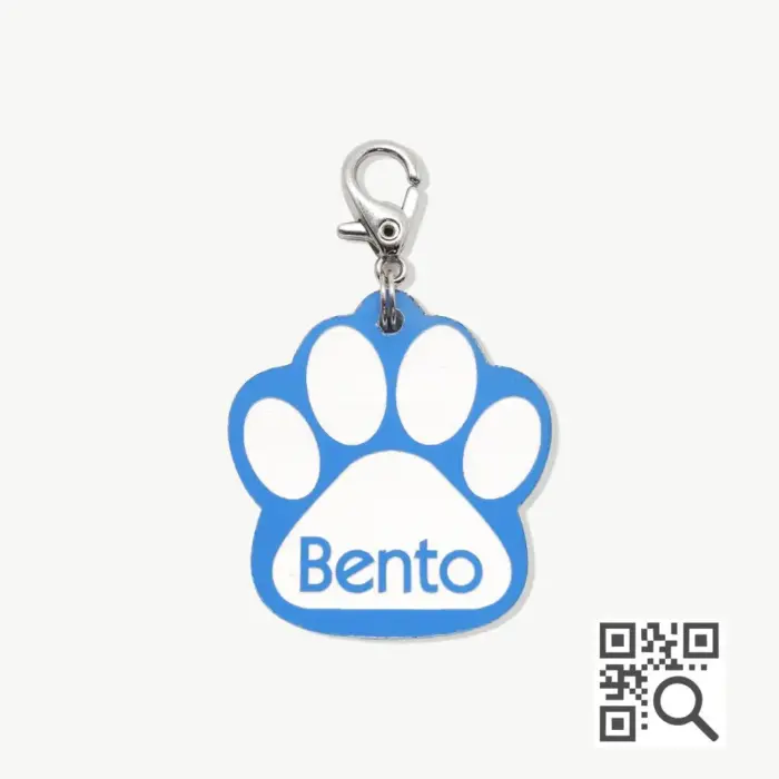 Tag de Identificação com QR Code Patinha - Petscan - Imagem 1