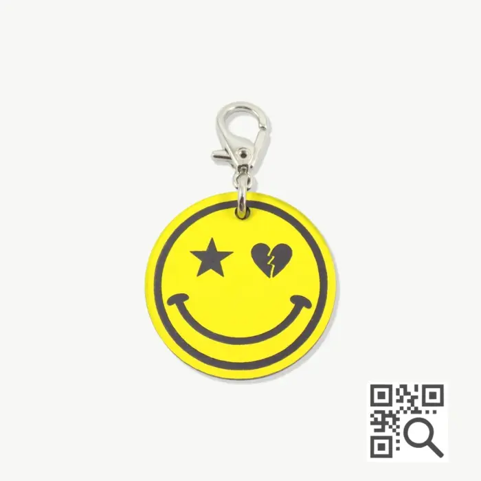 Tag de Identificação com QR Code Smile - Petscan - Imagem 1