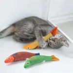 Brinquedo para Gatos Peixe Gold Fish Green - Imagem 2