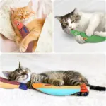 Brinquedo para Gatos Peixe Gold Fish Green - Imagem 3