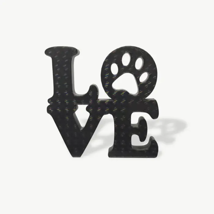 Enfeite 3D Love Pet - Imagem 1