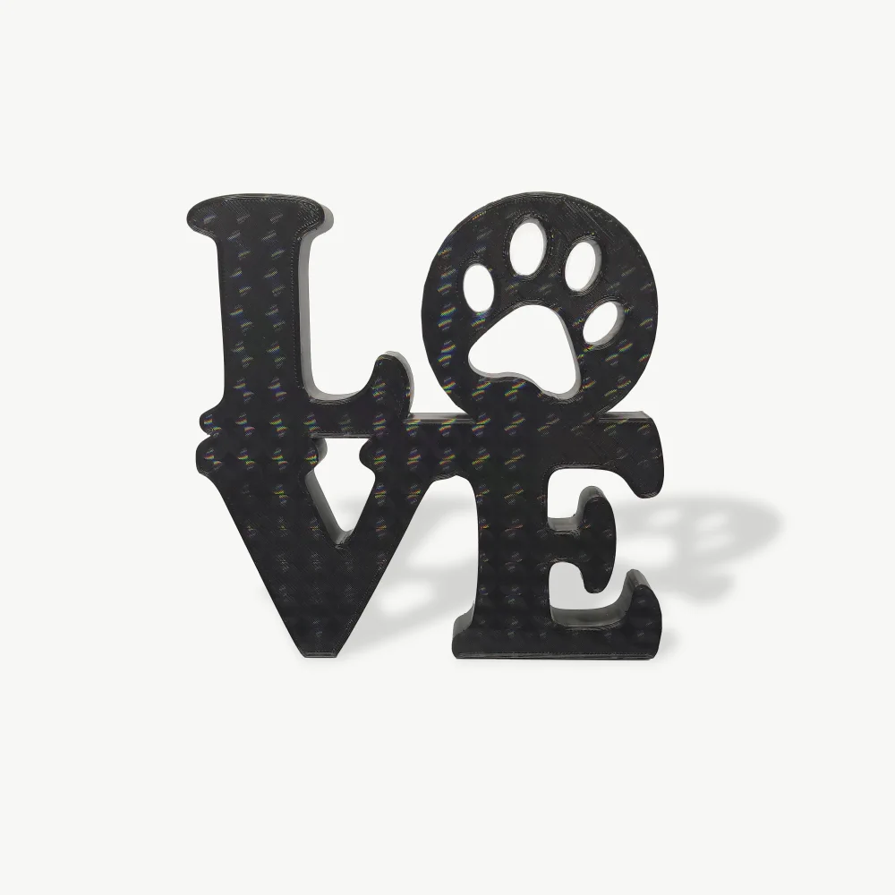 enfeite-3d-pet-dog-vibe-love-love-pet Enfeite 3D Love Pet - Imagem 1