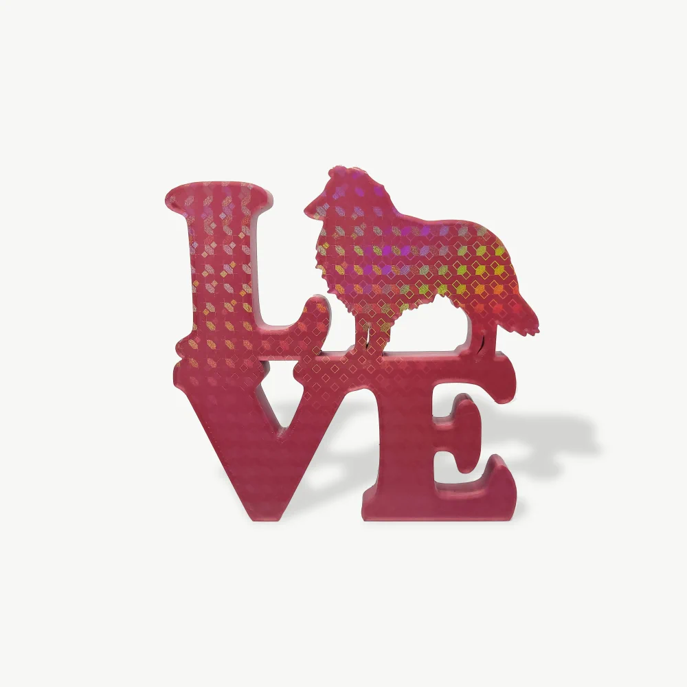 enfeite-3d-pet-dog-vibe-love-sheltie Enfeite 3D Love Shetland - Imagem 1