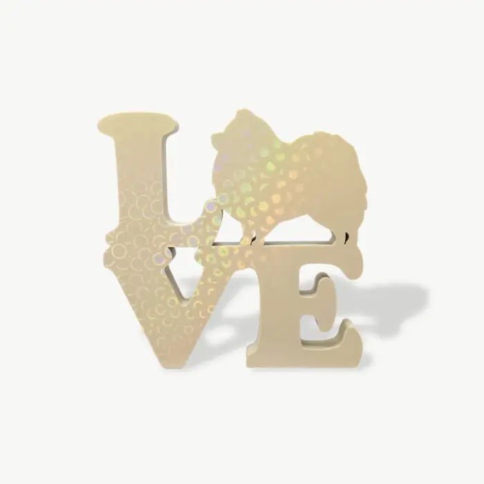Enfeite 3D Love Spitz - Imagem 1