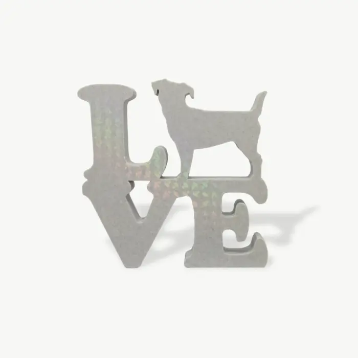 Enfeite 3D Love Vira-Lata - Imagem 1