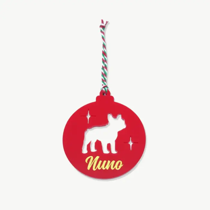 Enfeite de Natal Bola Raças - Imagem 1