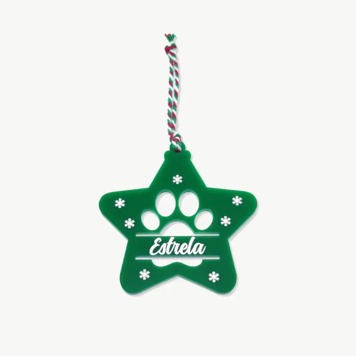 Enfeite de Natal Estrela - Imagem 1
