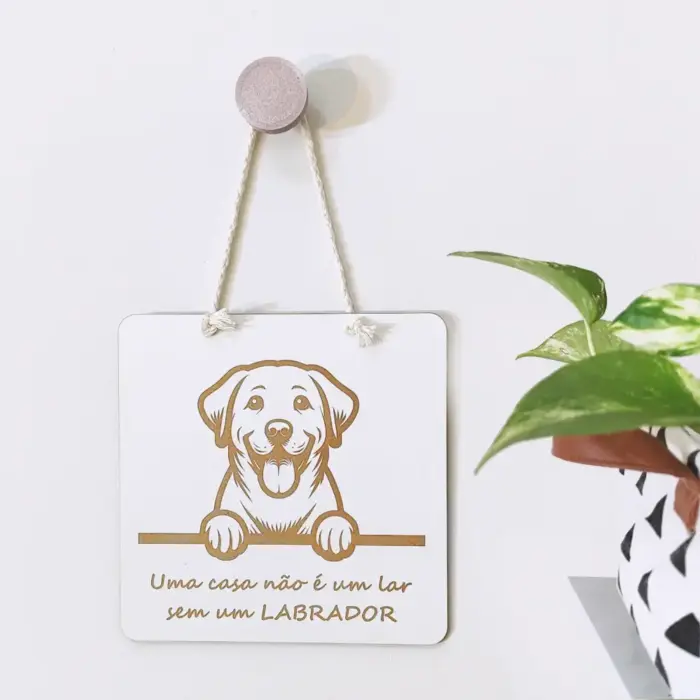 Quadrinho Decorativo Labrador - Imagem 1