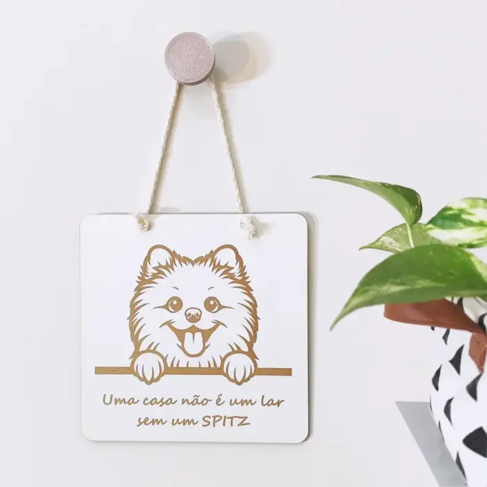 Quadrinho Decorativo Spitz - Imagem 1