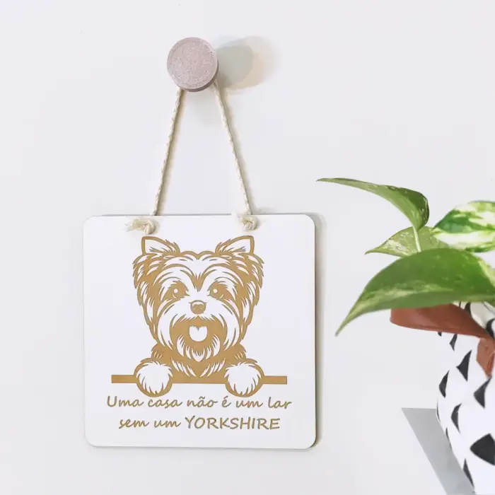 Quadrinho Decorativo Yorkshire - Imagem 1
