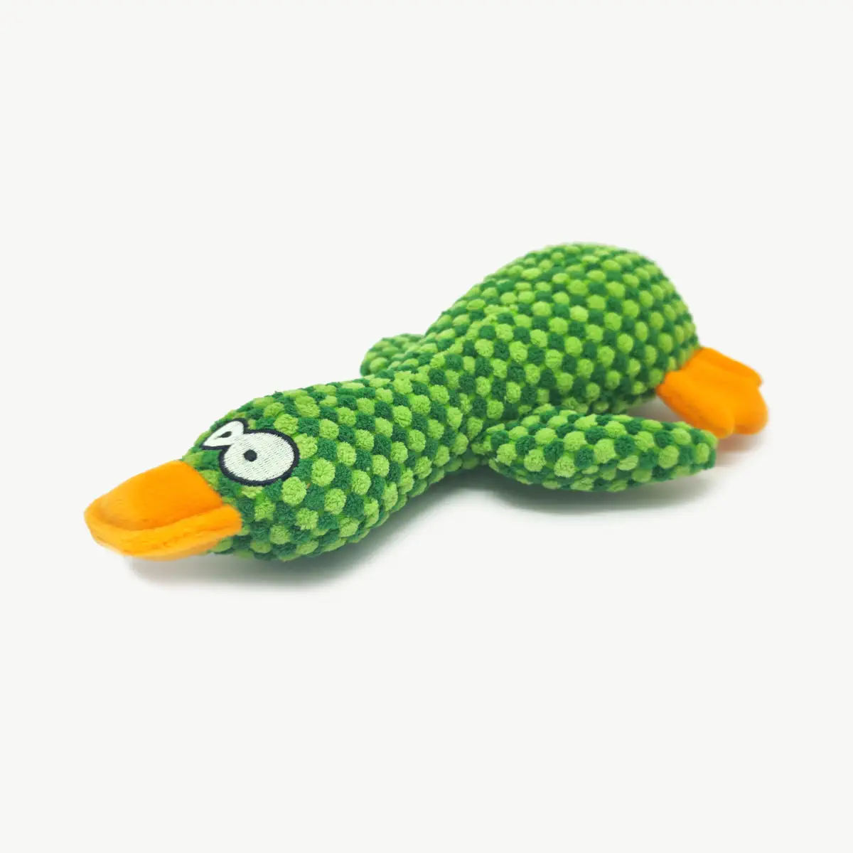 brinquedo-cachorro-pato_verde Brinquedo Pelúcia Pet Pato Verde - Imagem 2