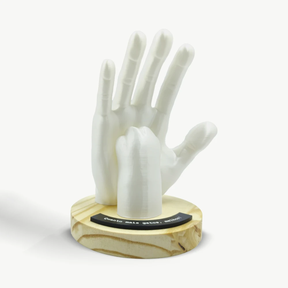 enfeite-sintonizados-perola Escultura Sintonizados - Imagem 3