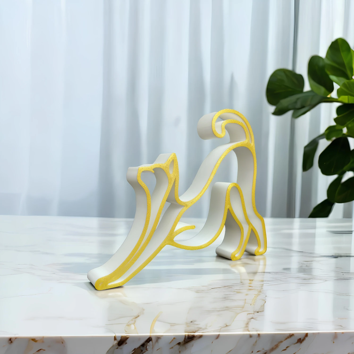 figura-decorativa cat_lines Enfeite Decorativo Dog and Cat Lines - Imagem 3
